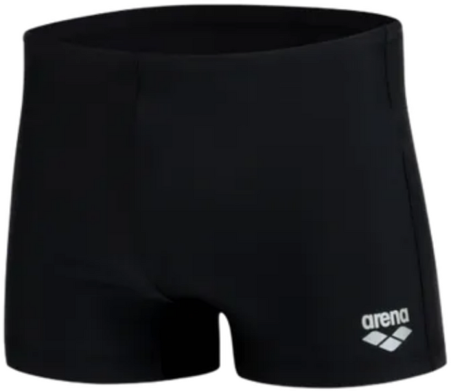 아레나 재팬 베이직 긴사각 2부 블랙 남자 수영복