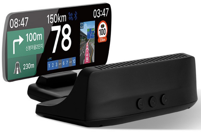 티맵 HUD 내비게이션 자동차 헤드업디스플레이 TMAP T800 안드로이드오토, 1개, 전차종