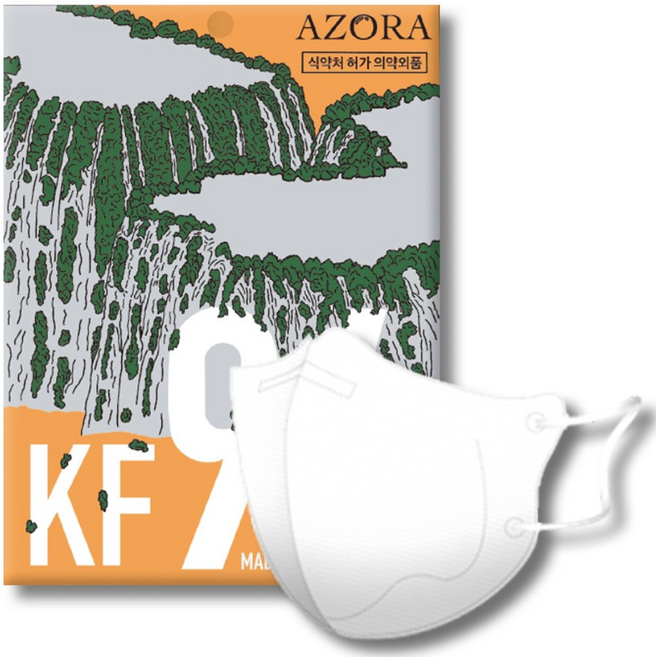 아조라 KF94 새부리형 마스크 소형 100매 홈쇼핑 베스트, 화이트, 10개, 10개입