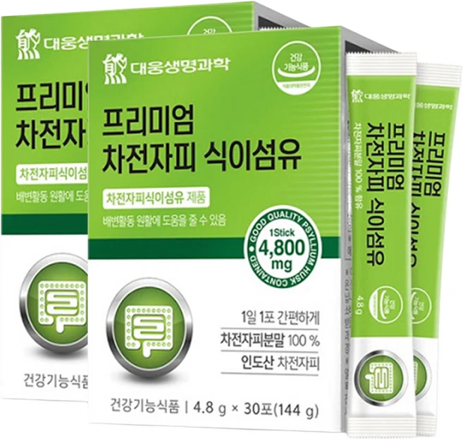 인도산차전자피분말100%차전자피식이섬유30포x2박스, 4.8g, 1개 - 쿠팡