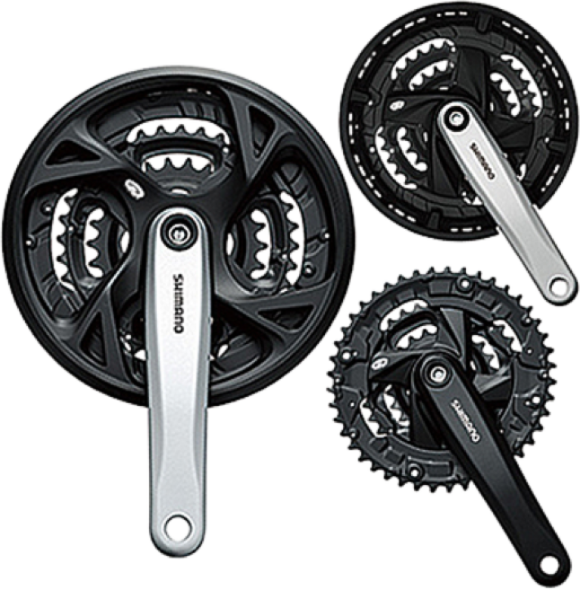 시마노 FC-M371 9단 자전거 크랭크 세트, 1개