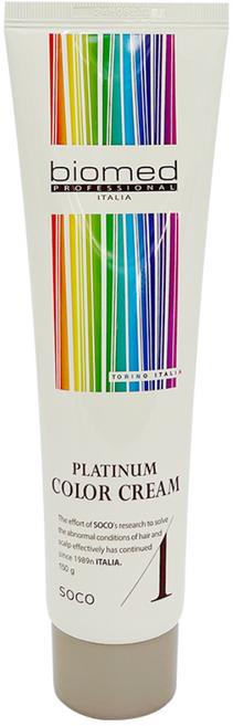 용량많은 새치 흰머리 멋내기 바이오메드 플래티넘 칼라크림 염색약(산화제포함) 150g, 8.80 밝은 초콜렛 브라운, 1개