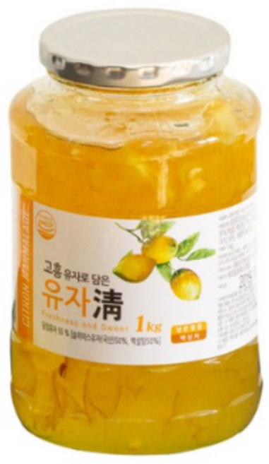 딜리프 고흥유자로 담은 유자청, 1kg, 1개입, 1개
