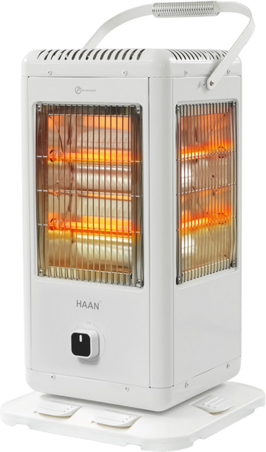 [25년형] 한경희 스텔라웨이 5방향난로 발터치 전기히터 1000T, 화이트