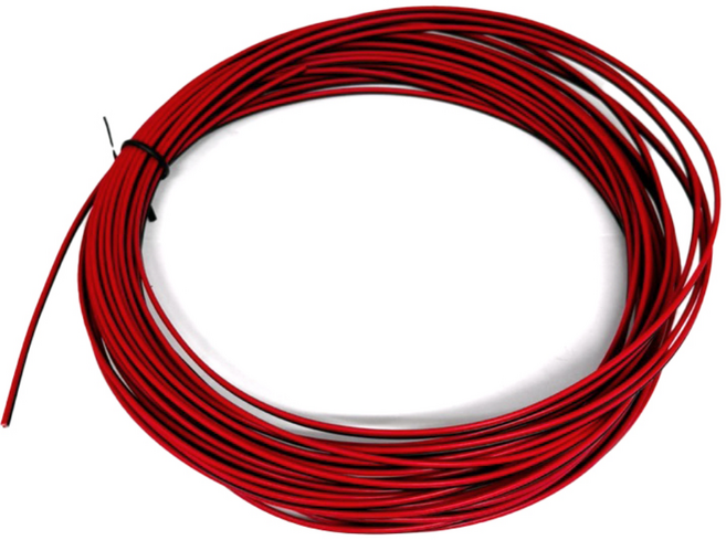 자동차 차량용 국산 DIY 전선 LED배선 2C 2색 12V 24V (10M 1묶음) 1.2mm AWG26, 1세트