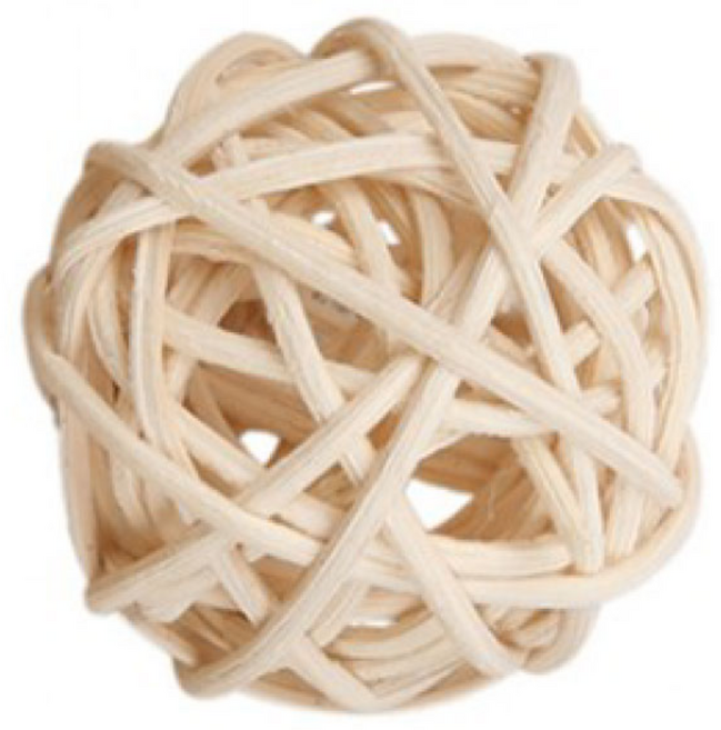 빙키 등나무공 토끼 기니피그 친칠라 소동물 장난감 이갈이 노즈워크 용품, 5CM, 1개