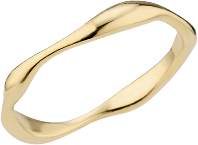 골드앤디어 데일리 슬림 웨이브 반지