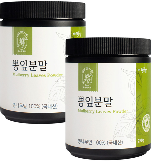 두손애약초 뽕잎분말, 2개, 220g
