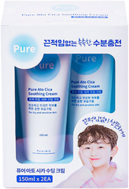 퓨어스킨 퓨어아토시카수딩크림, 150ml, 2개