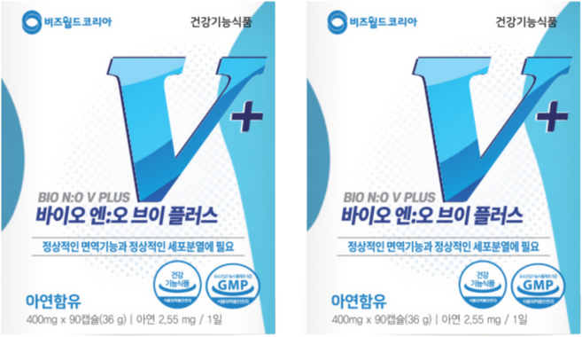 바이오엔오브이 180정(90캡슐x2상자) 산화질소 천현수박사, 90개, 2박스