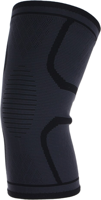 규포츠 편안한 고탄력 무릎보호대, 블랙, 1개