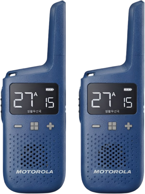 [무전기마트] 모토로라 생활무전기 T39D 2대 풀세트 초소형 초경량 고성능, 1개, 모토로라 T39D 풀세트