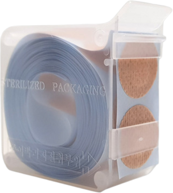 원형 롤 주사밴드 모아랩 (100매입), 1개