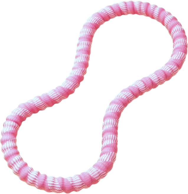 랑피드 뱃살 다이어트 스프링 무소음 훌라후프 허리라인 피부보호, 1개, 핑크, 1.5kg