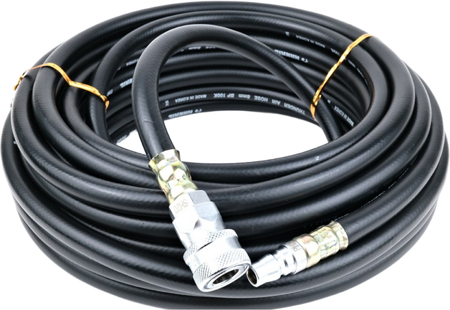 국산 고압 에어호스 길이15M 외경15mm 내경8mm 우레탄 강력 에어노즐 호스, F11.삼성 에어호스 (고압) 15M, 1개