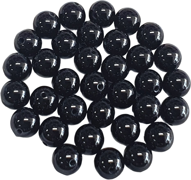 ALL 원석알 6mm 일반A 팔찌원석 한팩 34알, 오닉스, 1개