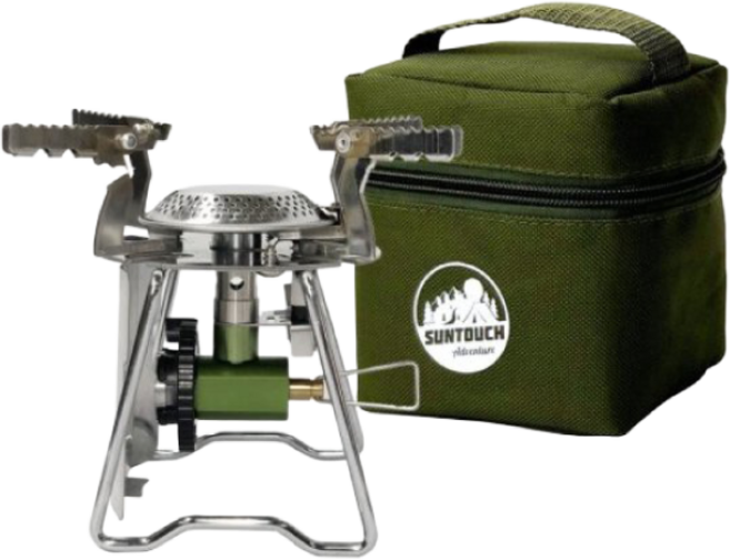 썬터치 고화력 접이식 캠핑버너 가스스토브 + 보관가방, 혼합색상, 1개