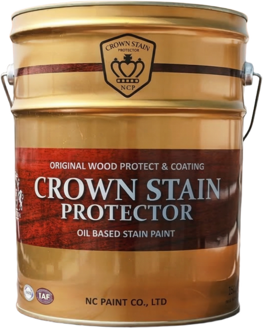 다오네스트 크라운 목재 침투형 오일스테인, 브라운, 1개, 16L