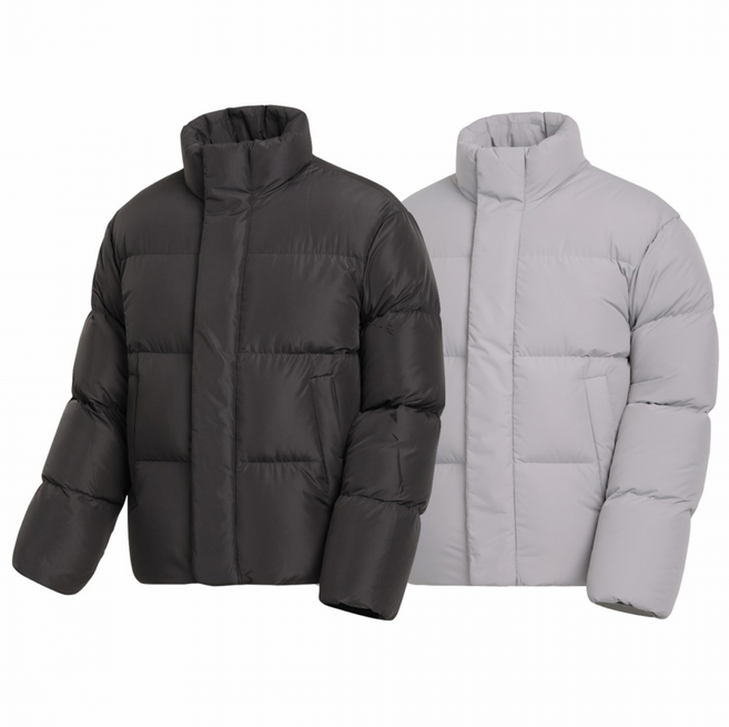 (당일발송)남녀공용 겨울 보온 자켓 웰론 푸퍼 숏 패딩