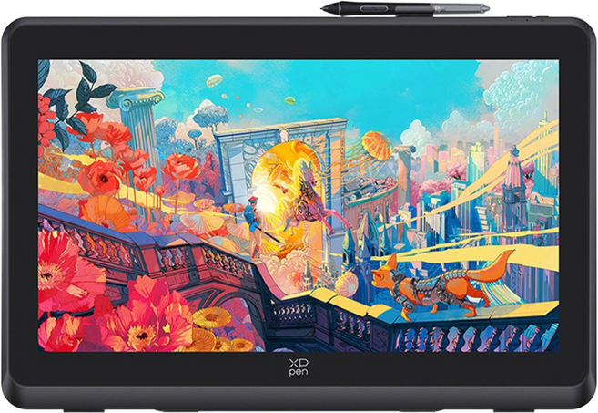 [엑스피펜 중부점 8종사은품 증정] XPPen Artist 22 Plus 액정타블렛 (18개월 무상 A/S 지원), 아티스트22 플러스, 블랙