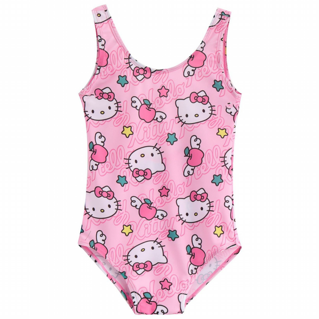 라움리에 여아 산리오 캐릭터 쿠로미 시나모롤 마이멜로디 원피스 수영복