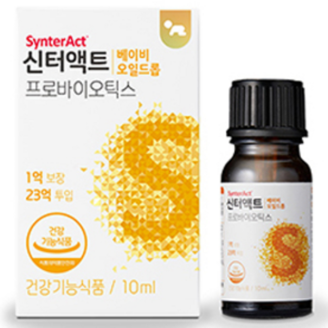 신터액트 베이비 오일드롭 프로바이오틱스, 1개, 10ml