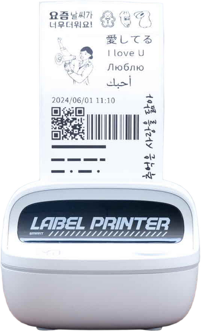 에이치피알티 모에모에 라벨프린터, UNA-20, 1개