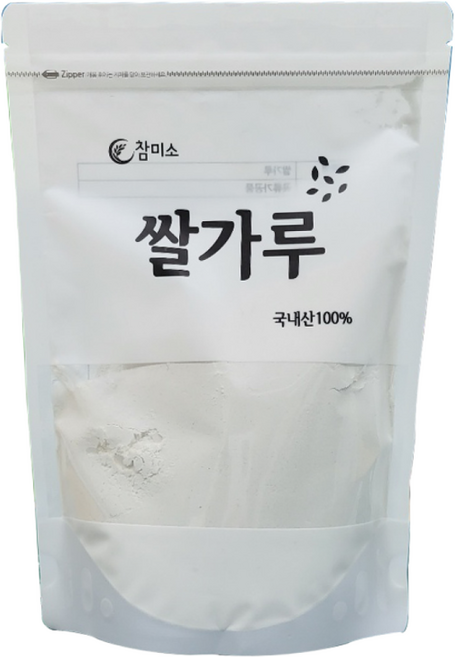 참미소 쌀가루 국내산 국산 이유식 부침개 호박죽, 1개, 500g