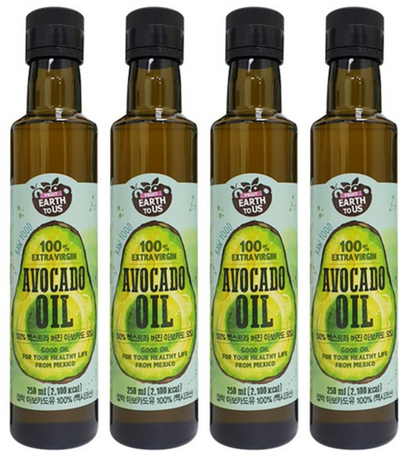 종근당건강 엑스트라버진 아보카도오일, 250ml, 4개
