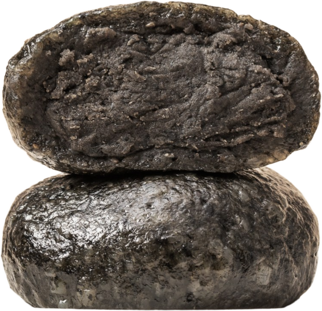 [백년화편 공식 직영몰] 고소한 밥알찹쌀떡 흑임자, 65g, 32개