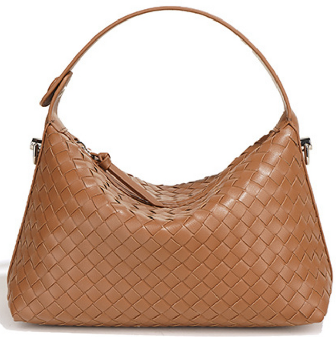 레아르 프리미엄 천연소가죽 여성 직조 토트백 위빙백