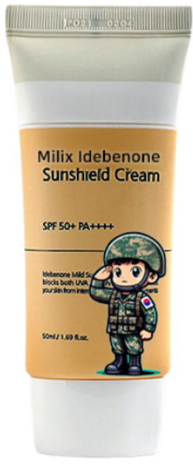 [ 입대 필수템 ] 밀릭스 군대 군인 군입대 훈련소 선크림 SPF 50 PA++++, 1개, 50ml