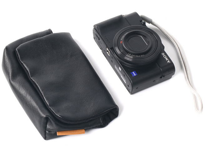 리코 GR 소니 RX100 미러리스 카메라 자석 파우치 케이스 캐논 G7 G9 후지필름 X100, 블랙(케이스만), 1개