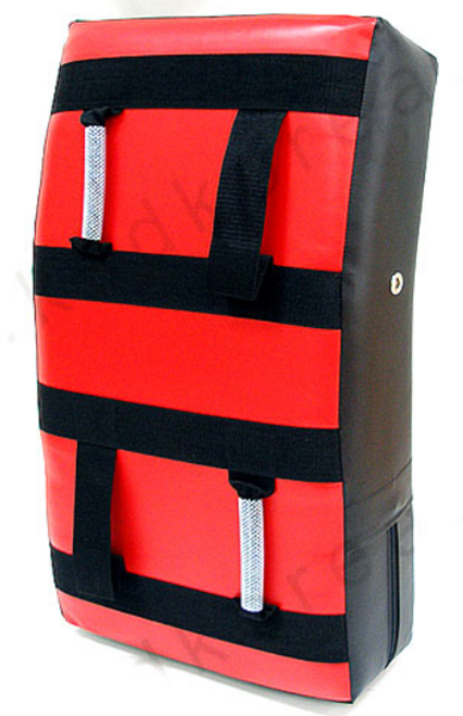 [티맥스] 한국스포츠 KSD 태권도 뒷차기 쉴드 미트 TKD Back-Kick Shield Mitt, 블랙레드, 1개