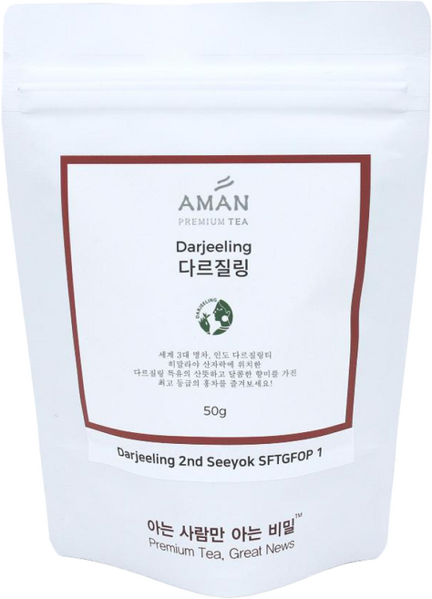 다즐링 홍차 2nd 50g[종류-Seeyok], Singell, 50g, 1개, 1개입
