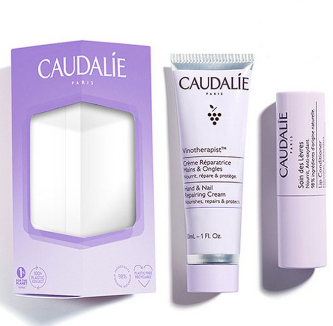 꼬달리 비노테라피스트 핸드 & 네일 리페어링 크림 30ml + 립 컨디셔너 4.5g 세트, 1개