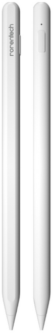 로랜텍 SE버전 스타일러스 아이패드 무선충전 터치펜슬 RRT-312, 화이트, 1개