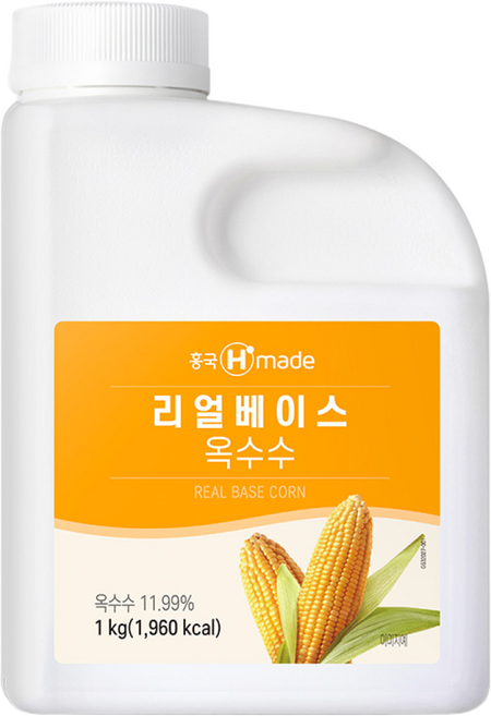 흥국 리얼 베이스 옥수수 1kg 시럽 농축액, 2개