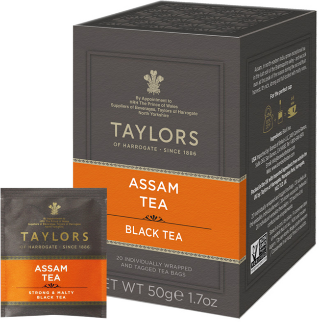 테일러스오브헤로게이트 아쌈 홍차, 2.5g, 20개입, 1개, 2.5g