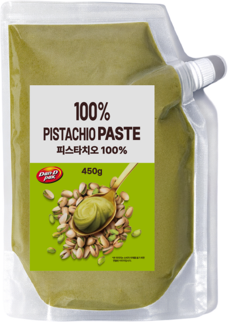 pure 피스타치오 페이스트 식빵잼 100% 무첨가 두쫀쿠 스프레드, 1개, 450g