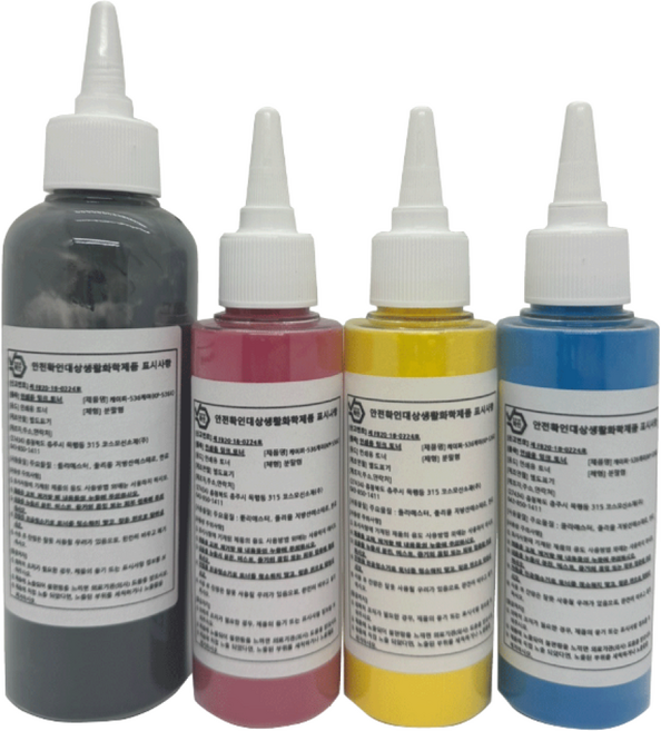 삼성 리필 토너 파우더 무한 컬러레이저 프린터 복합기 전용 4색 세트, 1개, 리필파우더 4색세트