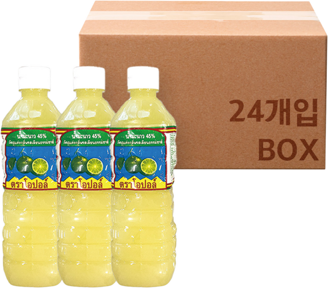 아시안팩토리 태국 라임음료 오팔 라임주스 500ml 생어거스틴 식자재마트, 24개