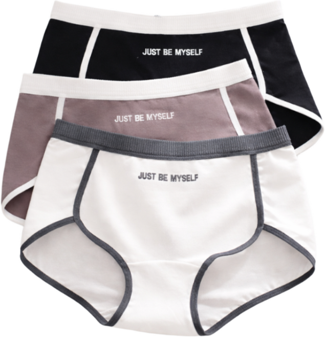 여성용 박서 팬티 새로운 미국식 스포츠 스타일 순면 소재 여성용 박서 팬티 3개 세트