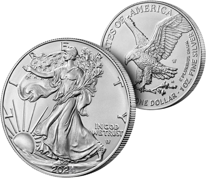 비포쉬프팅 은화 캐나다 실버 화폐 주화 미국 1온스, 전투매 2024 은색