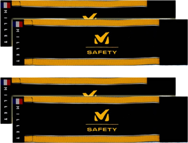 밀레 등산 안전 자전거 각반, 검정, 2세트