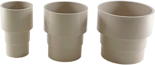 PVC 내경 이음관 50A / 파이프 연장 파이프 속 연결 배관 자재, 1개