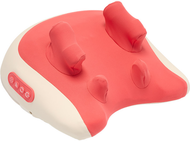 헬로제인 360도 입체 넥숄더 마사지기 (그린), 코랄