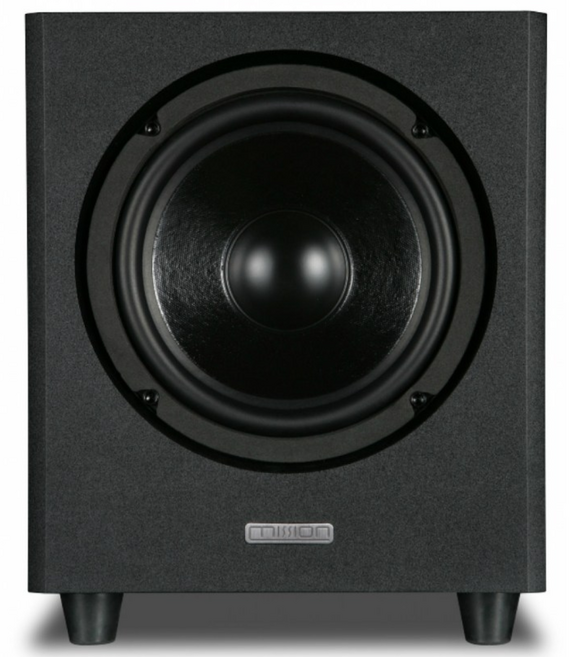 미션 8인치 액티브 서브우퍼 스피커, 블랙