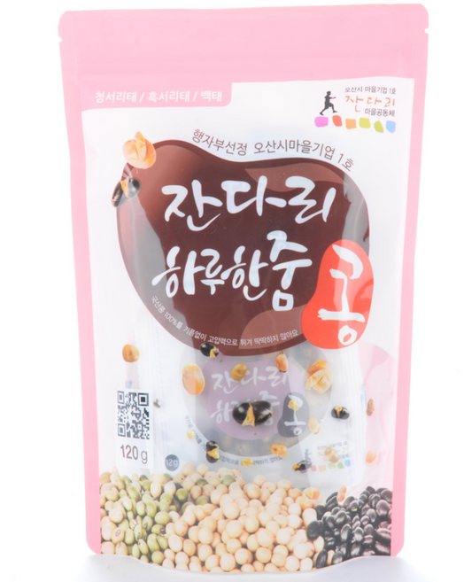 잔다리 하루한줌 볶음콩, 120g, 1개