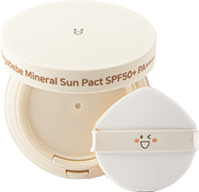 오가베베 무기자차 유아 선팩트 SPF50 PA++++ 에어리스 키즈 어린이 아기 선쿠션, 1개, 13ml